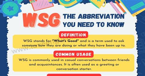 whats does wsg mean|WSG meaning: what does the acronym mean and。